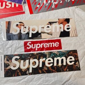 Supreme Bundle Box Logo (2) Stickers 100% Authentic